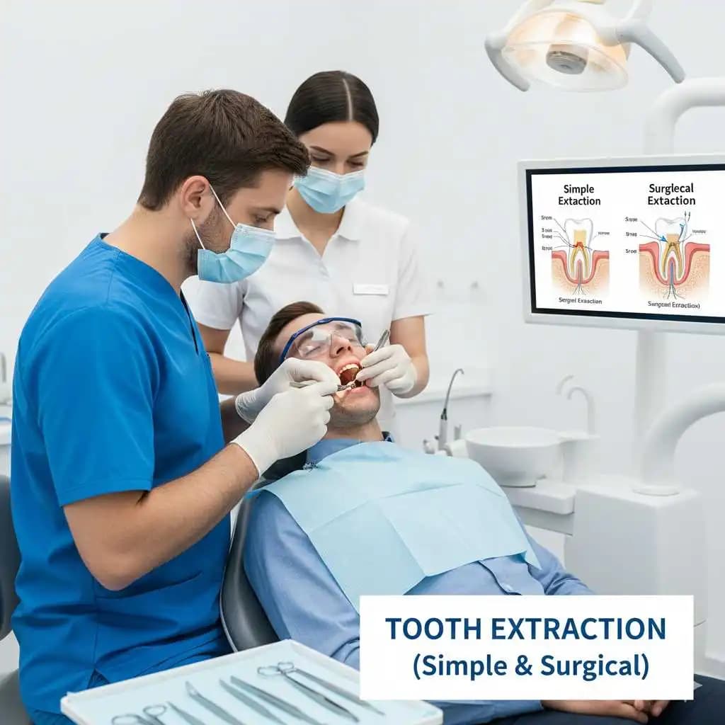 Tooth Extraction (Simple & Surgical) in Surat Tooth Extraction (Simple & Surgical)-in-Surat