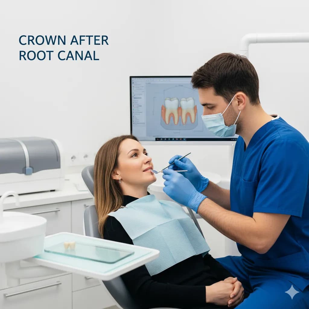 Crown After Root Canal (Same Day) in Surat Crown After Root Canal (Same Day)-in-Surat